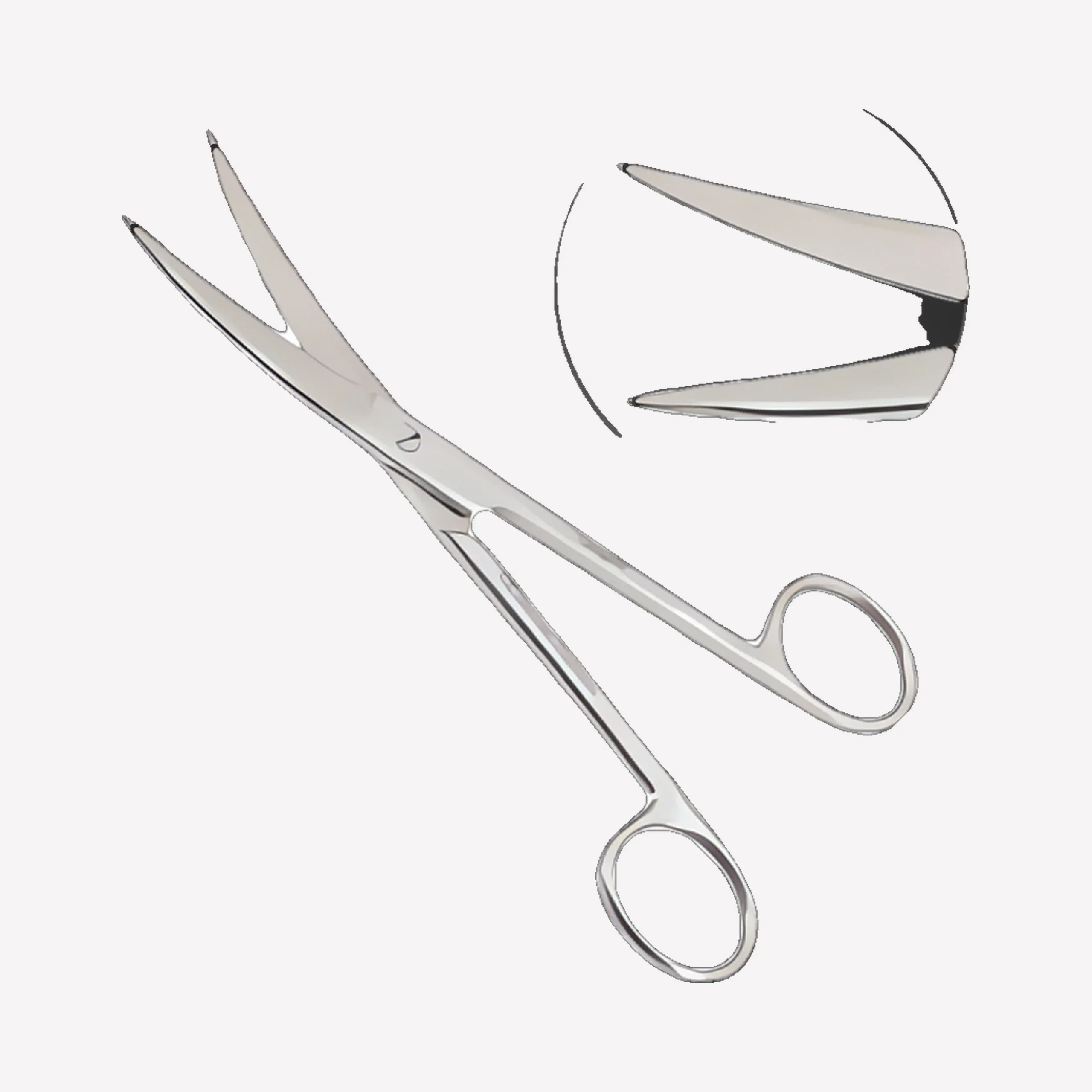 Operating Scissors  Curved  Sharp/Sharp